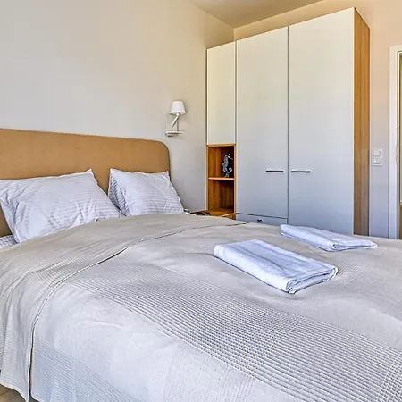 Ostseeresidenz D305 Eco Boho Z Basenem, Sauna, Jacuzzi, Przy Samej Plazy - 5d Apartment *