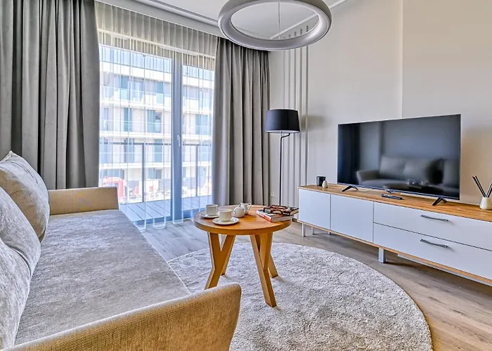 Ostseeresidenz D305 Eco Boho Z Basenem, Sauna, Jacuzzi, Przy Samej Plazy - 5d *