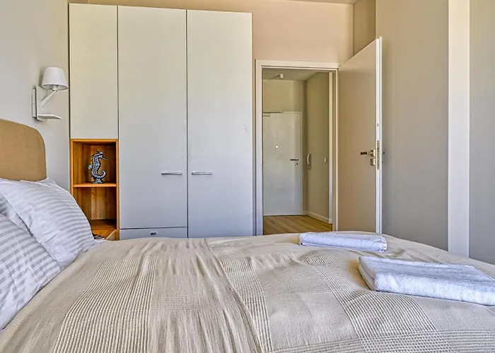 Ostseeresidenz D305 Eco Boho Z Basenem, Sauna, Jacuzzi, Przy Samej Plazy - 5d Apartment *