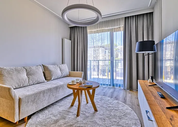 Ostseeresidenz D305 Eco Boho Z Basenem, Sauna, Jacuzzi, Przy Samej Plazy - 5d